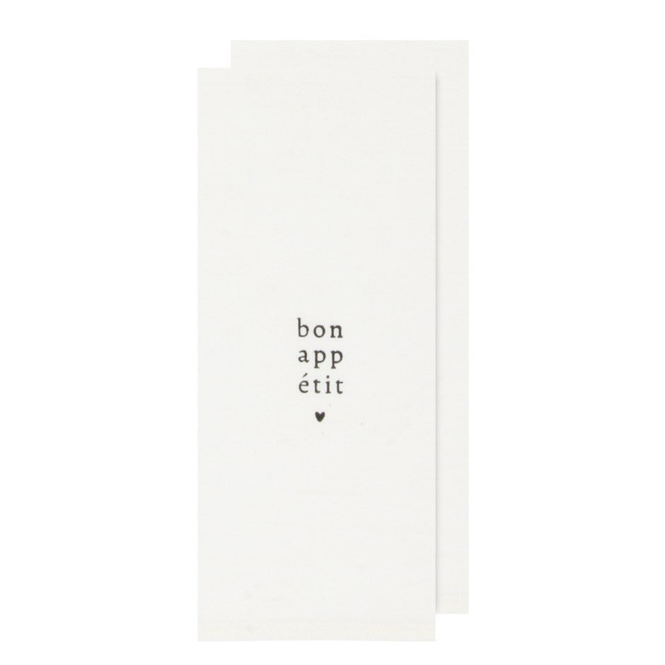 Serviette à mains Bon Appétit - Ens. 2