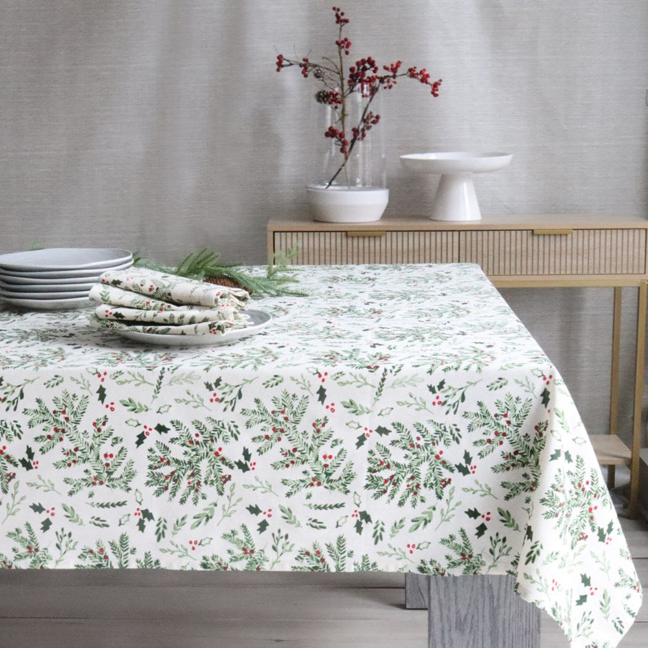 Holly Tablecloth