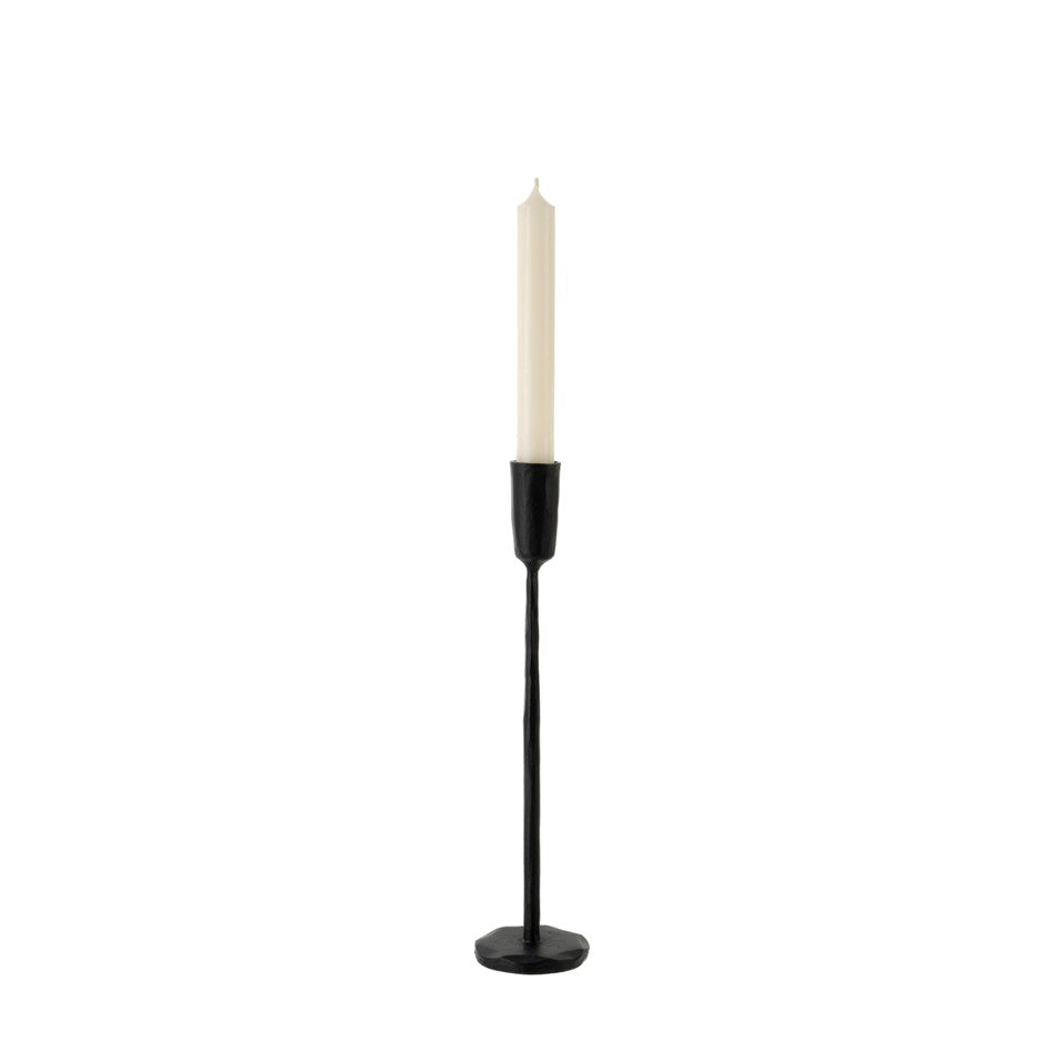 Luna Forged Candle Holder - Black Medium