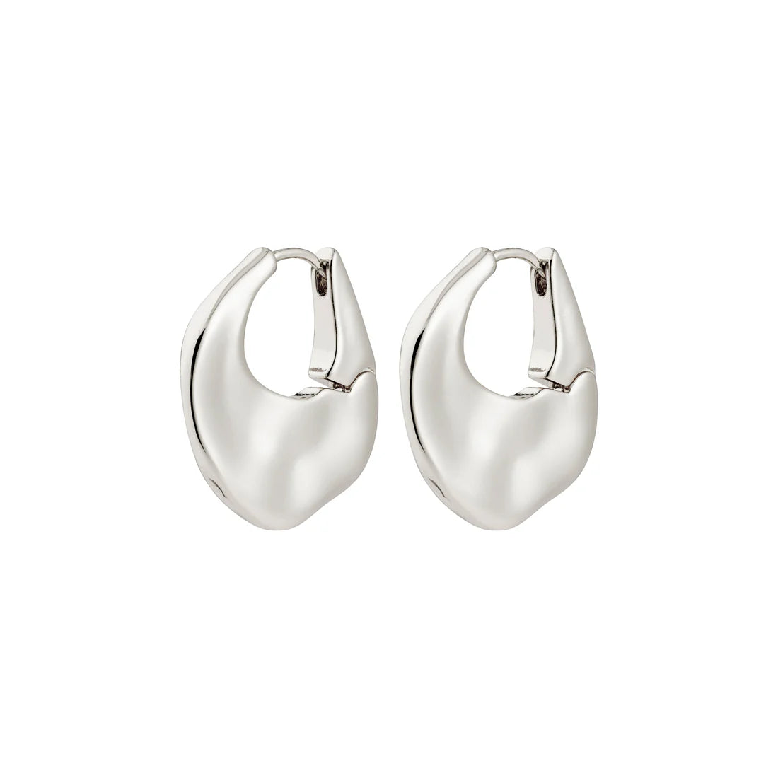 SENSE Flattened Hoop Earrings