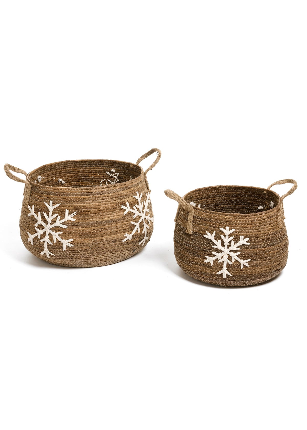 Paniers en feuilles de bananier – Flocons