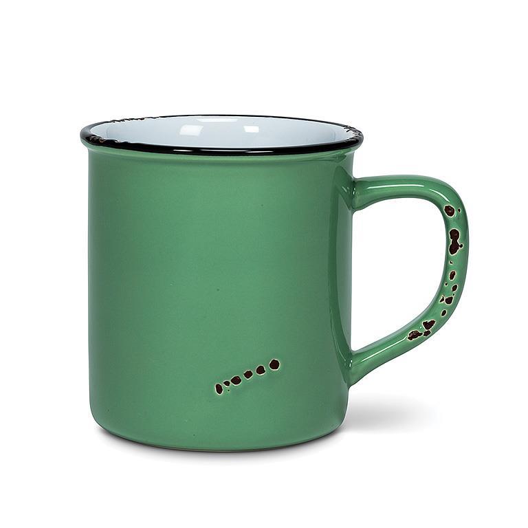 Enamel Coffee Mug - Green