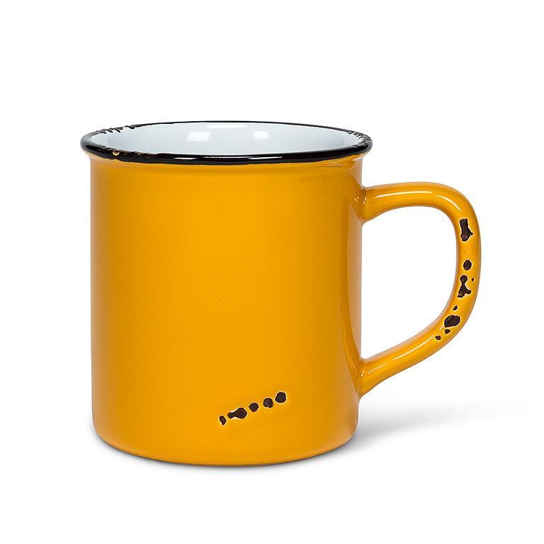 Tasse à café Enamel - Ocre