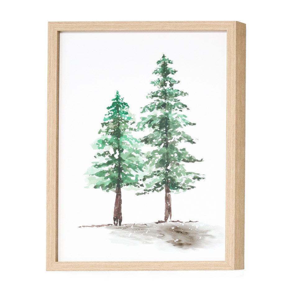 Printed Table - Two Fir Trees