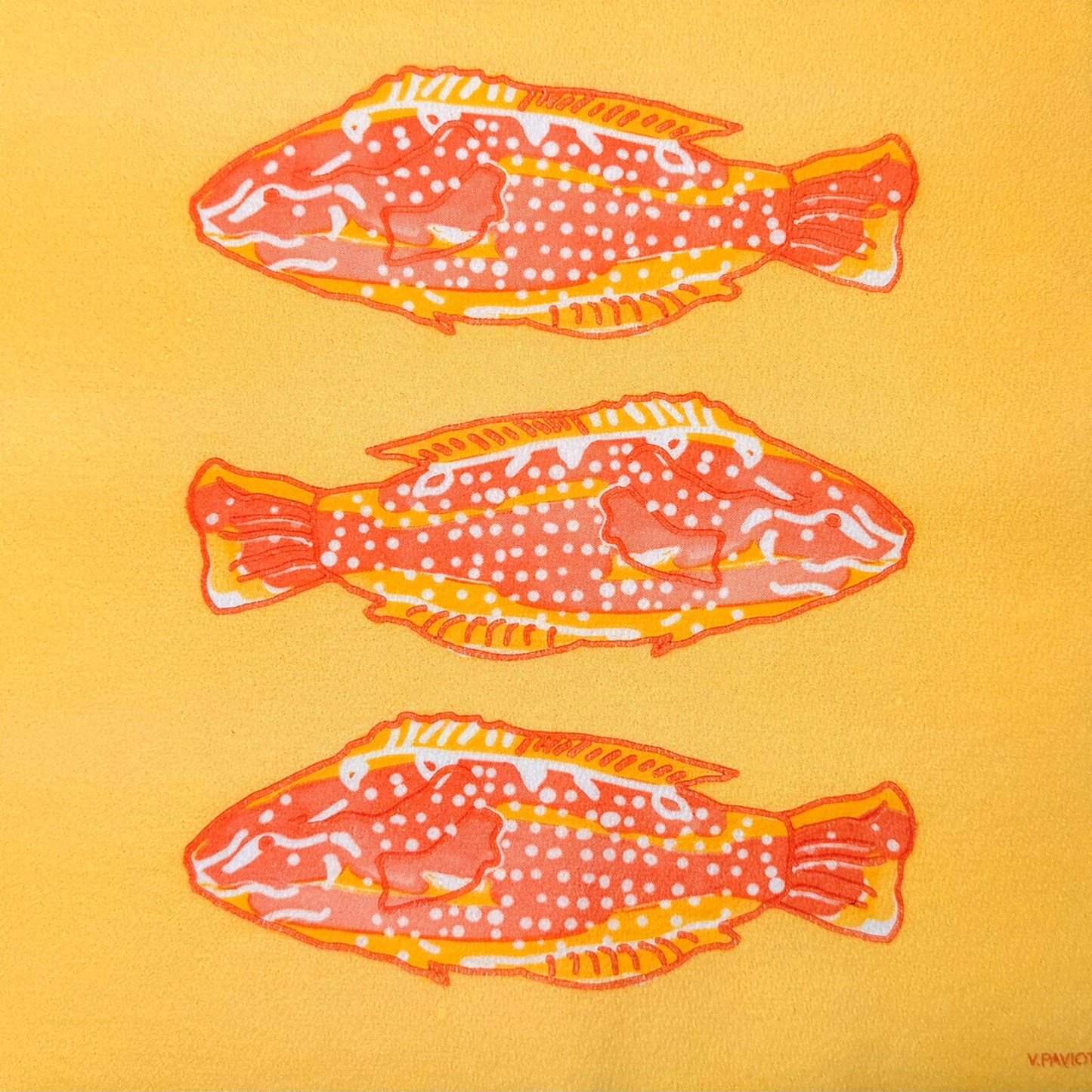 Paviot Napkin - Red Light Fish