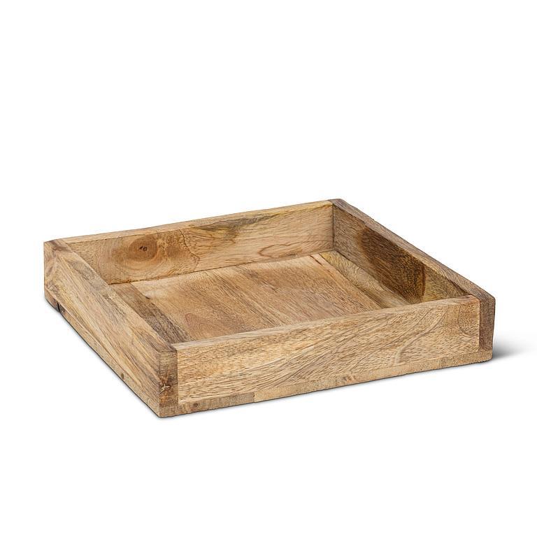 Plateau carré en bois