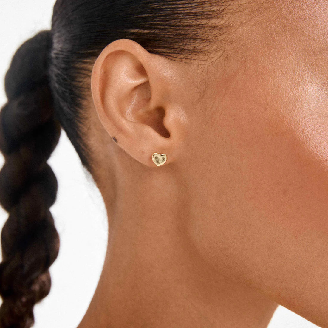 ARIN Boucles d'oreilles cœur plat