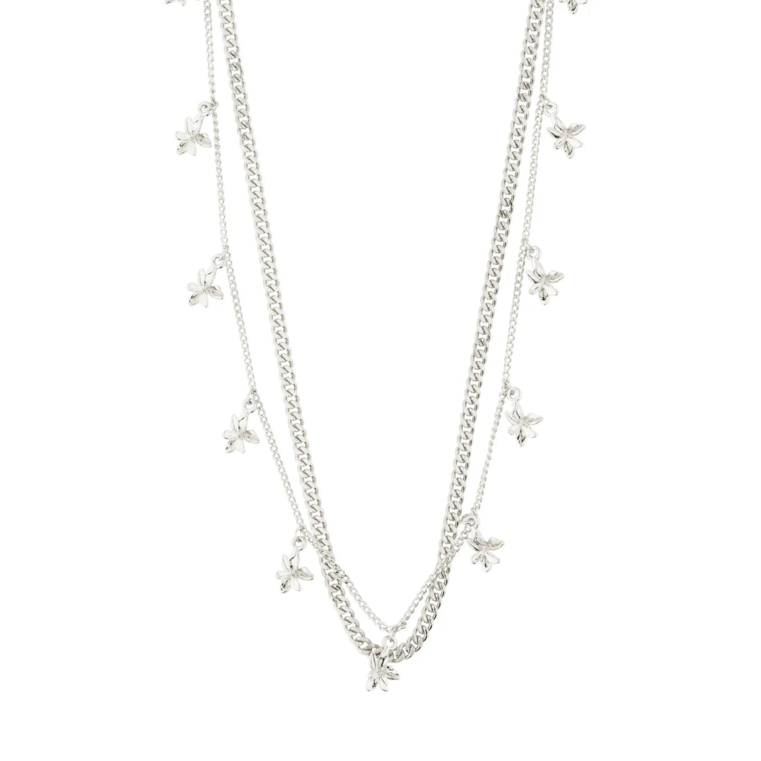 RIKO Recycled 2 in 1 Necklaces - Silver Plated