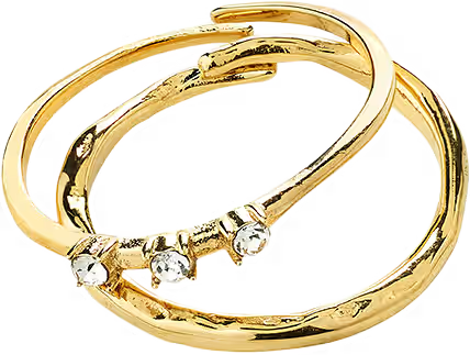 Bague IVARIN 2 en 1 - Pilgrim