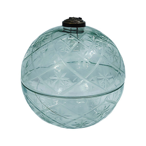 Glass Ornament Pot - 6"