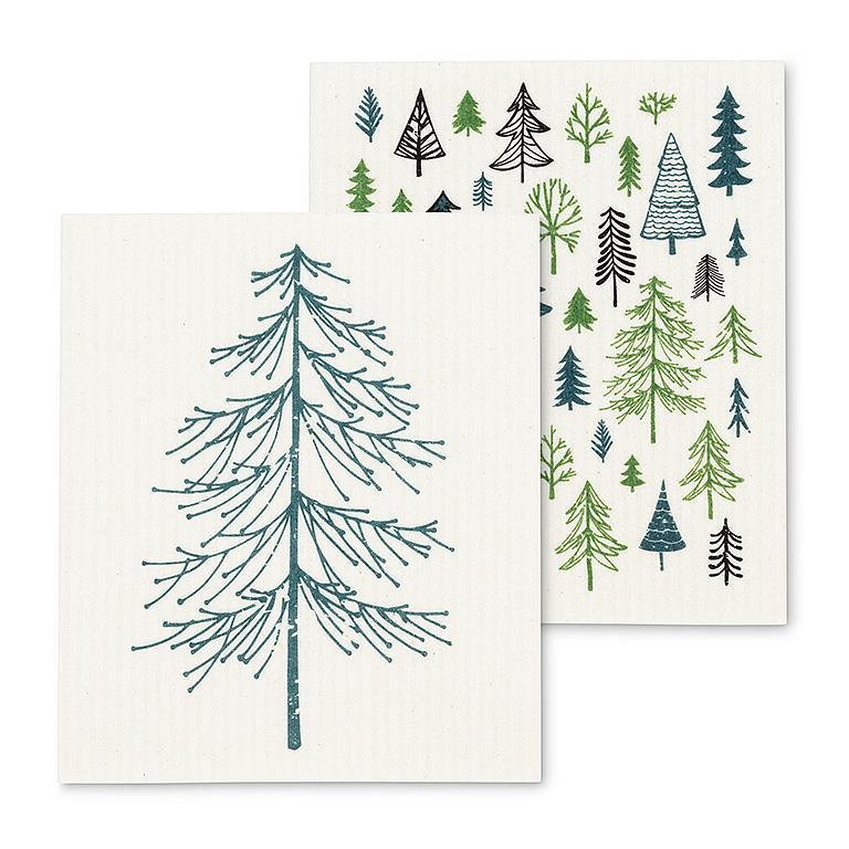 Linge suédois - Arbres Multi