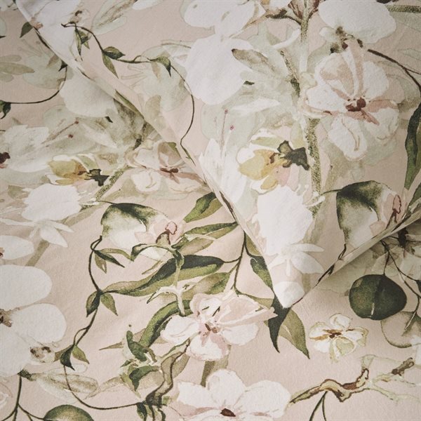 Bunch - Sand Floral Duvet Cover Set