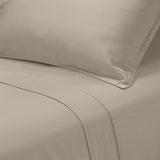 Ensemble de draps en bambou - café