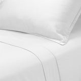 Ensemble de draps de bambou - blanc