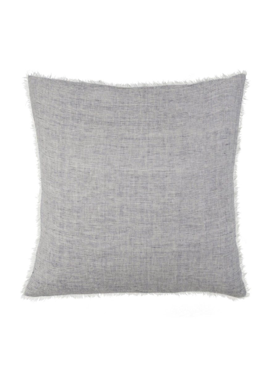 Lina Cushion - Navy Striped