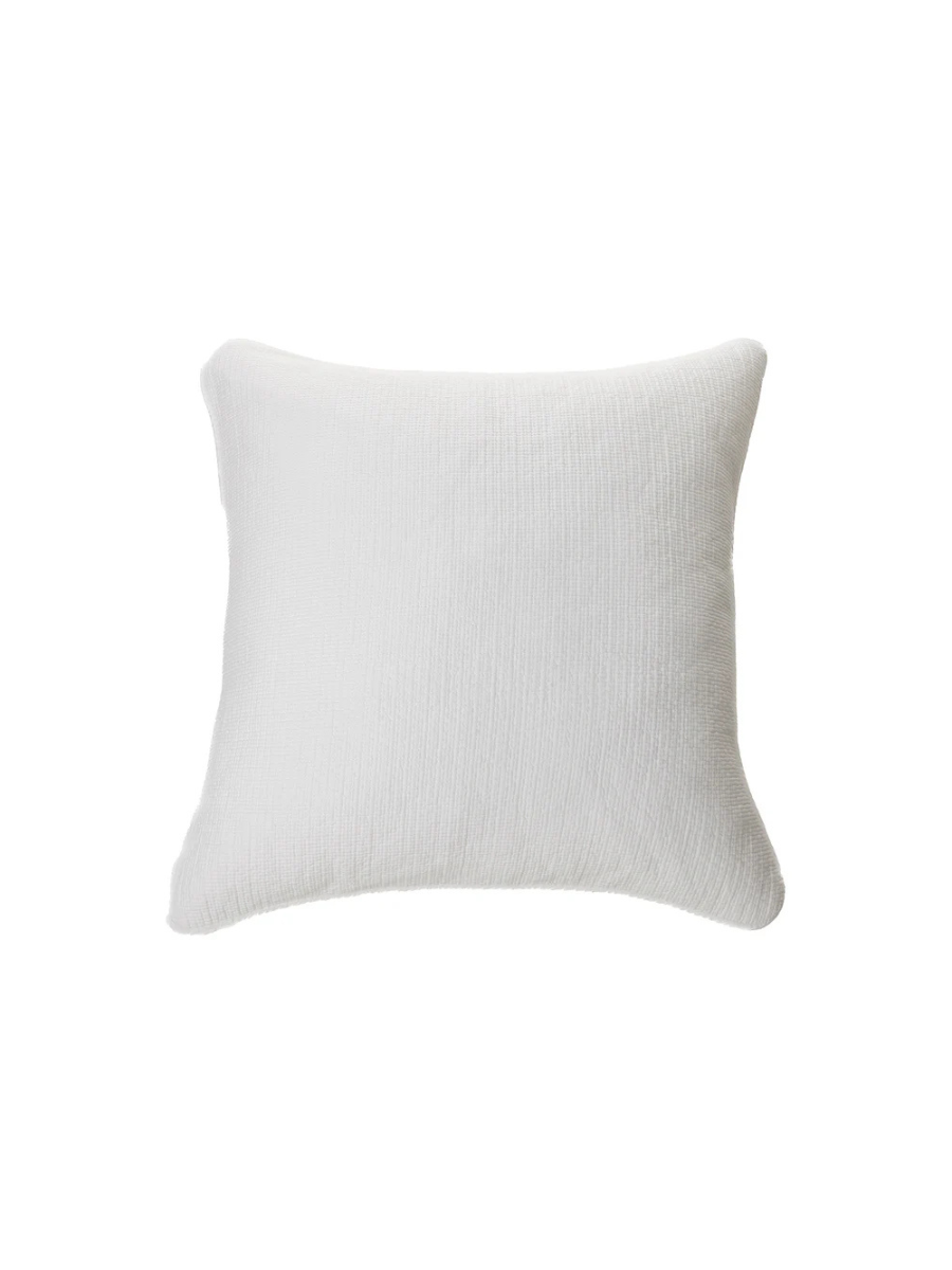 Contemporain - White stitched cushion cover
