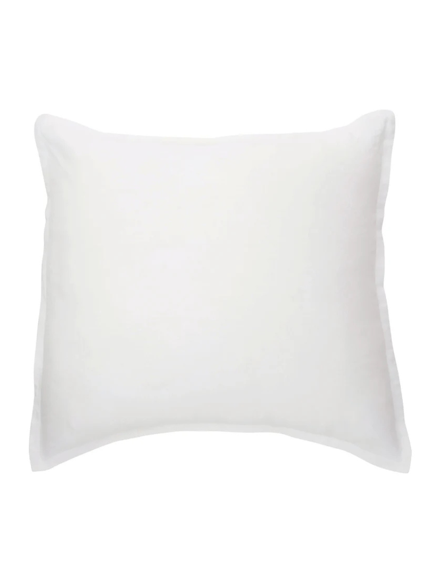 European white linen pillow cover