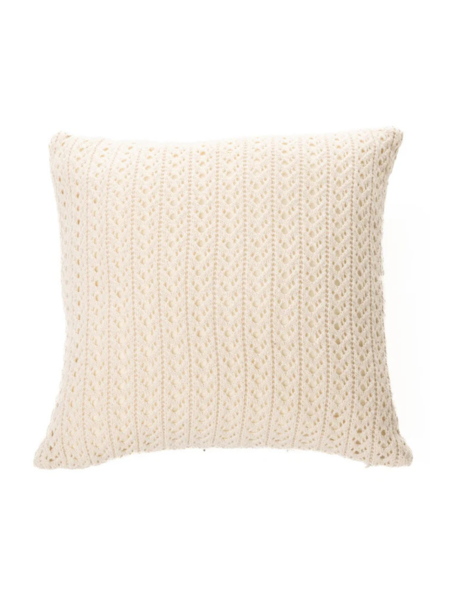 Naja - Oreiller européen en tricot naturel