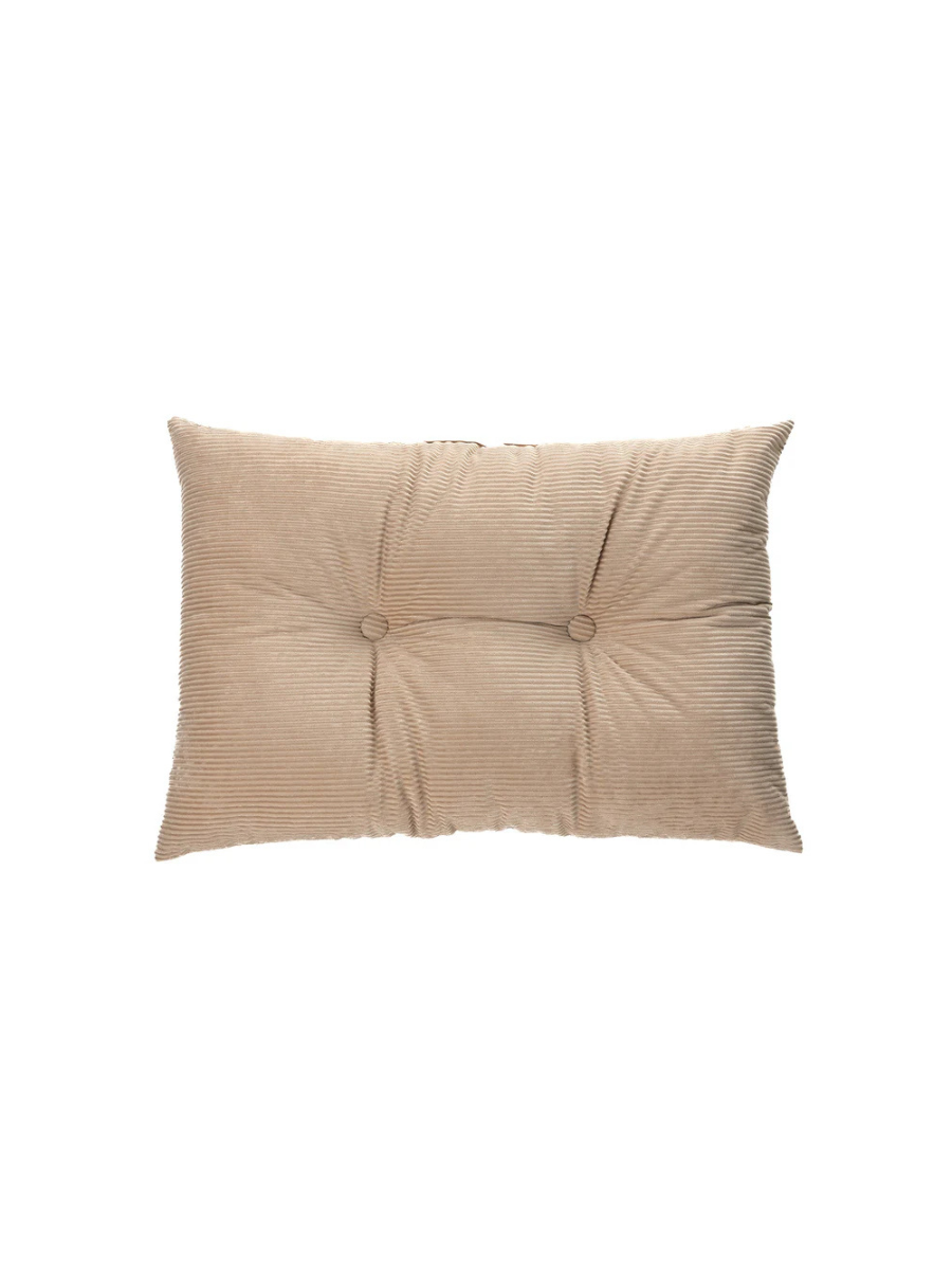 Corduroy - Coussin Rectangulaire Taupe