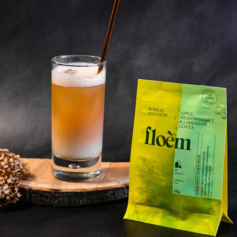 Apple, Meadowsweet & Labrador Leaves Herbal Tea - Floèm
