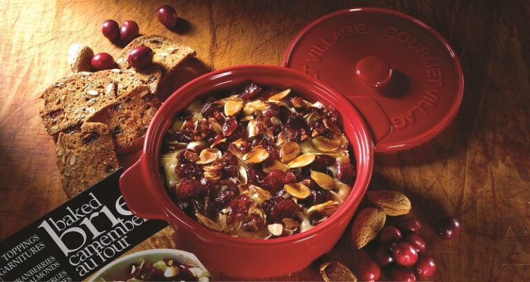 Brie Topping - Cranberries and Almonds