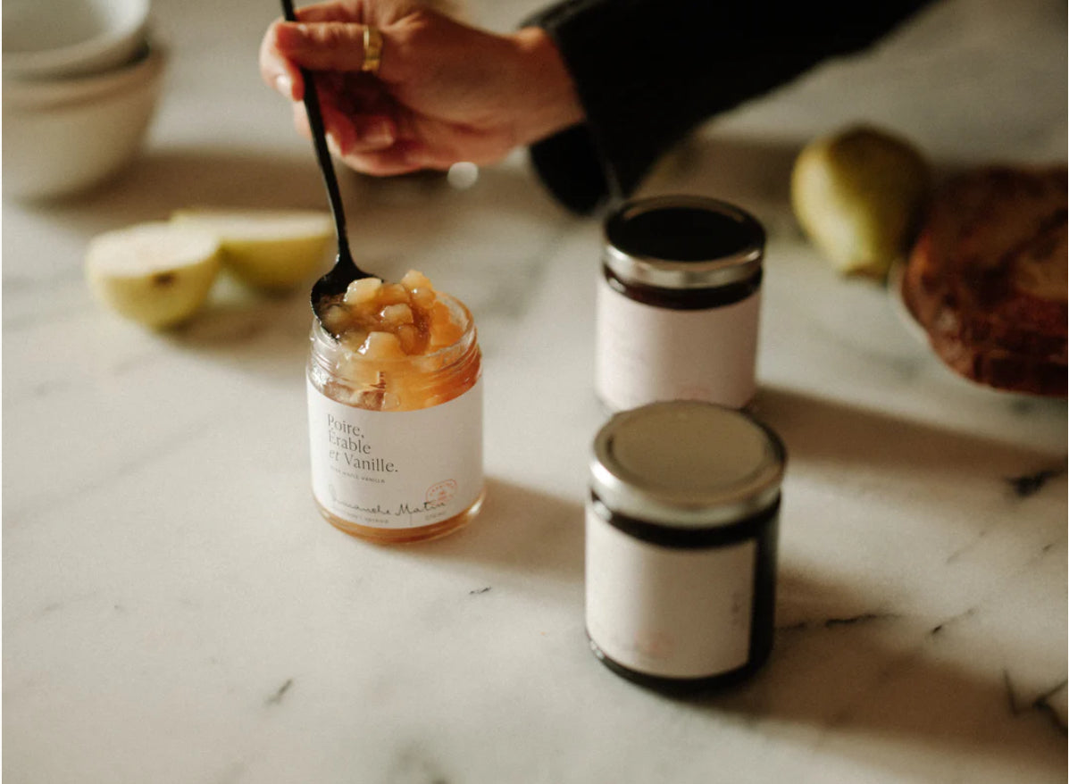 Tartinade Poire, Érable et Vanille - Dimanche Matin