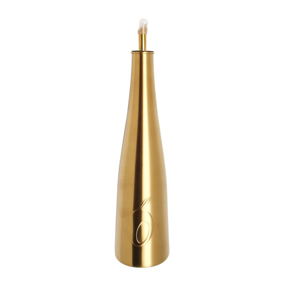 Frantoio Oil Cruet - Steel Gold