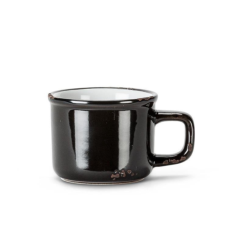 Tasse à espresso Enamel - noire