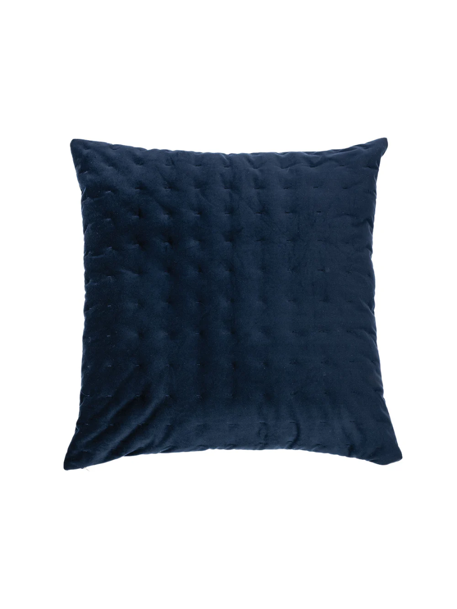 Riad - Coussin européen en velours marine
