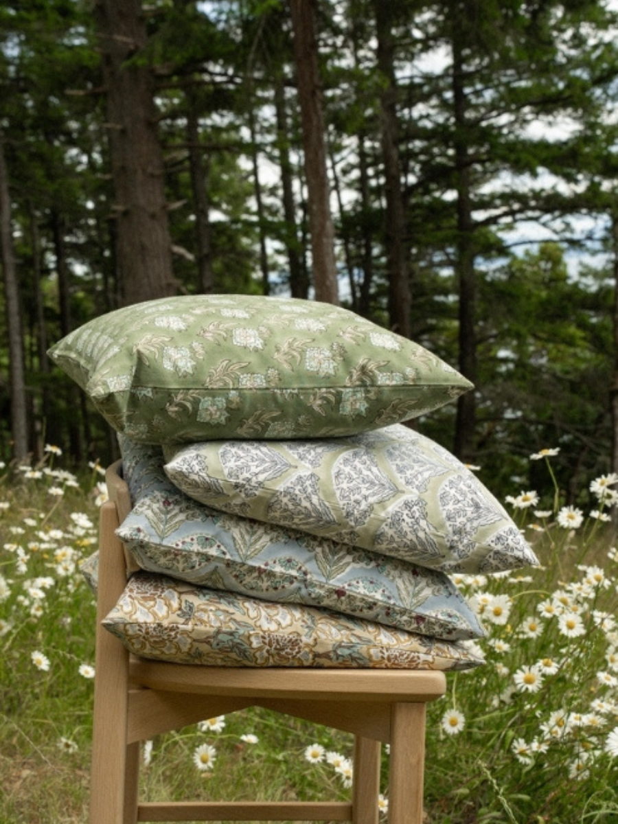 Sakura Cushion - Blue