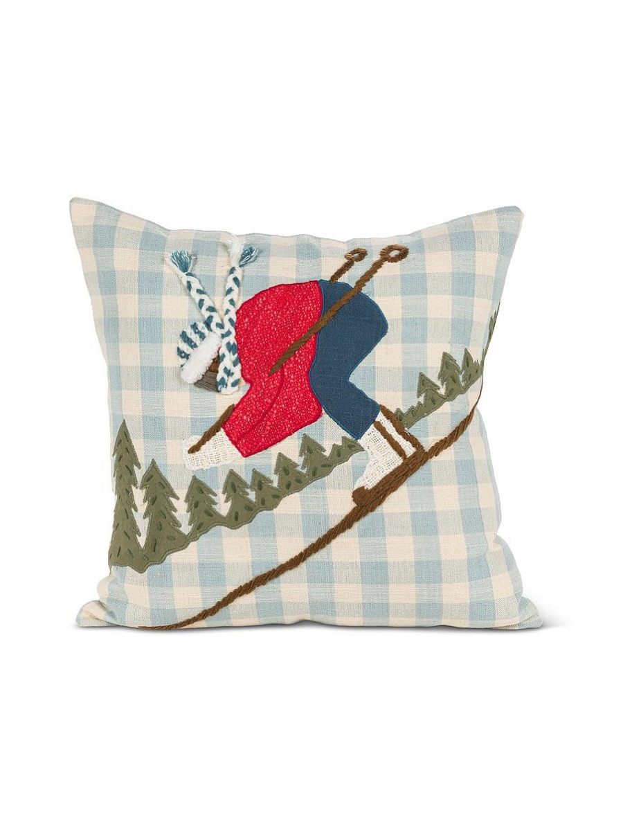 Square cushion – Downhill skier