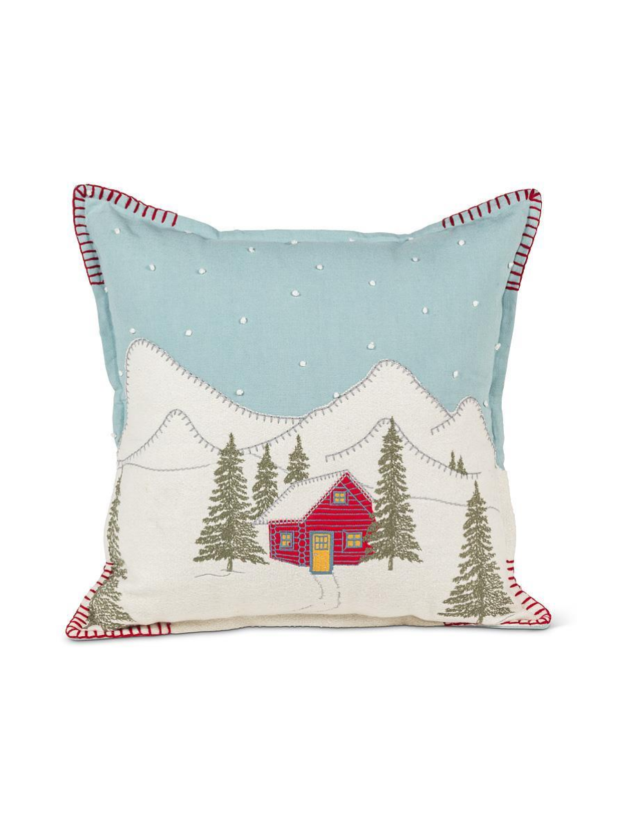 Square cushion – Winter chalet