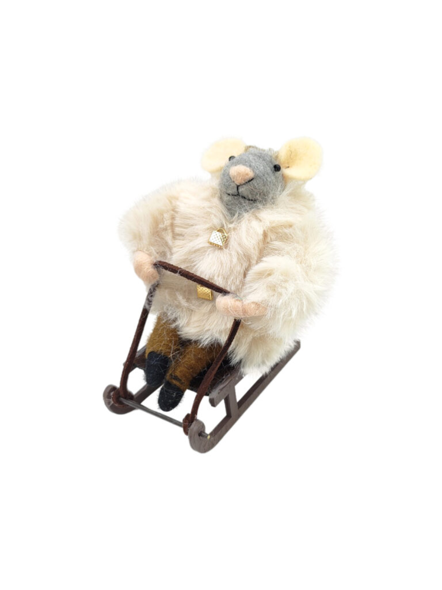 Souris en laine – Gabrielle