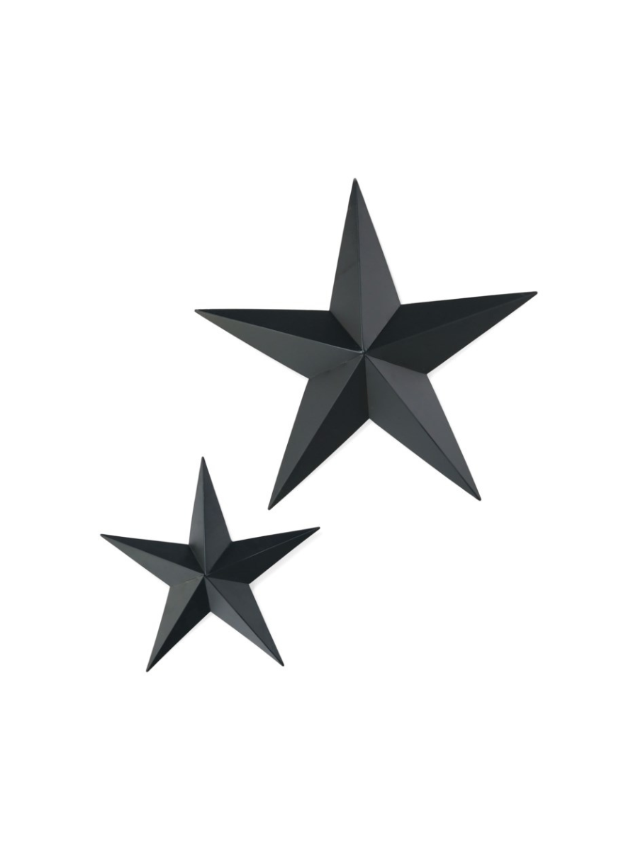 Decorative iron star – Black