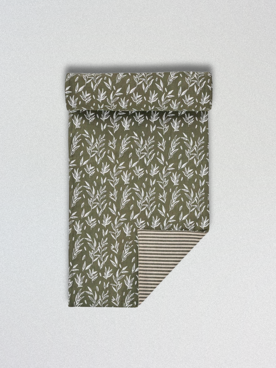 Reversible Table Runner – Olive Branch