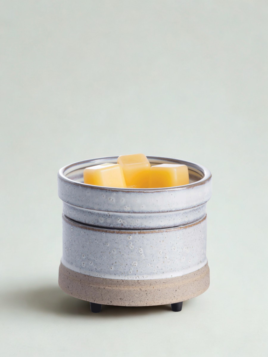 Wax Warmer Diffuser - Rustic White