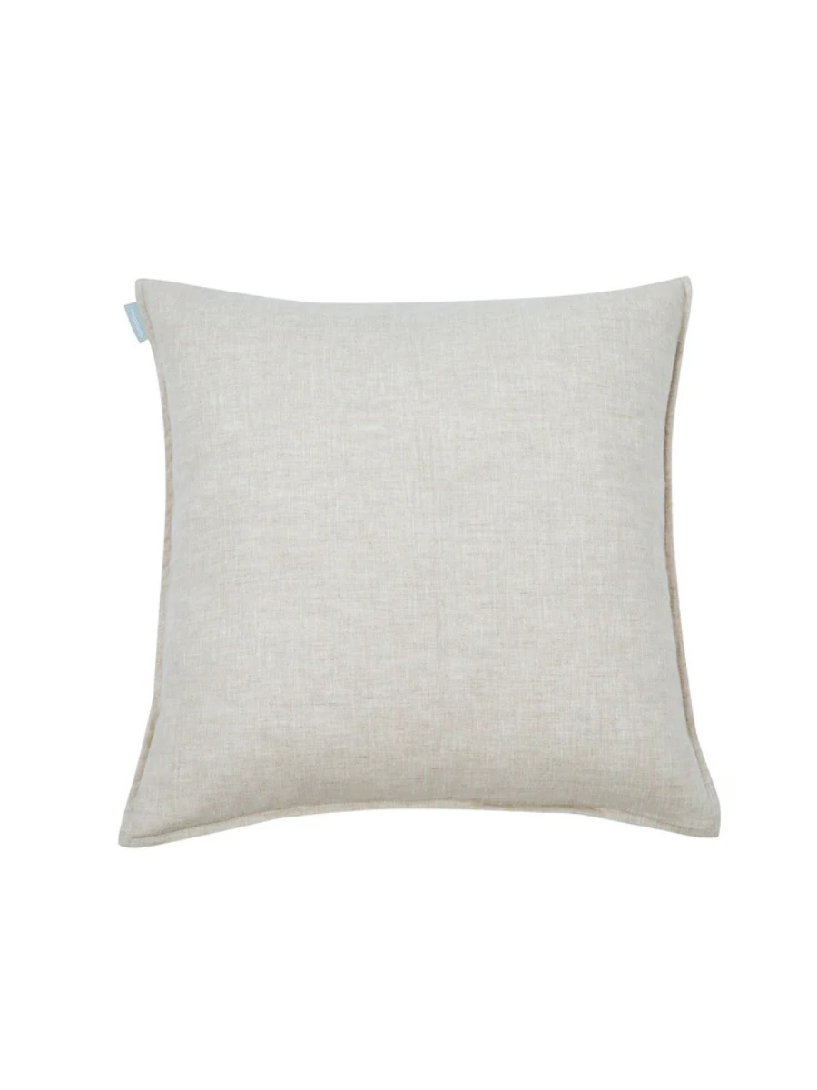Euro Graphite French Linen Cushion