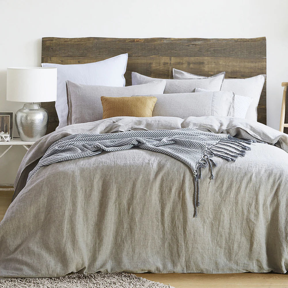 French Linen Duvet Cover - Natural