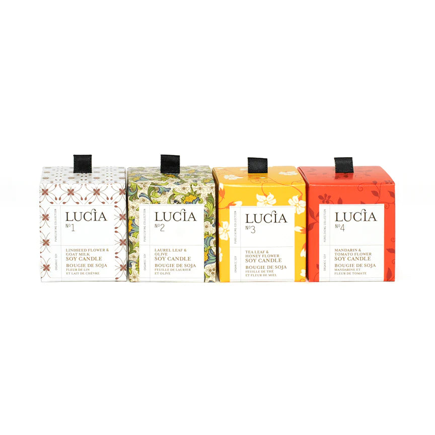 Assortment of soy candles - Lucia