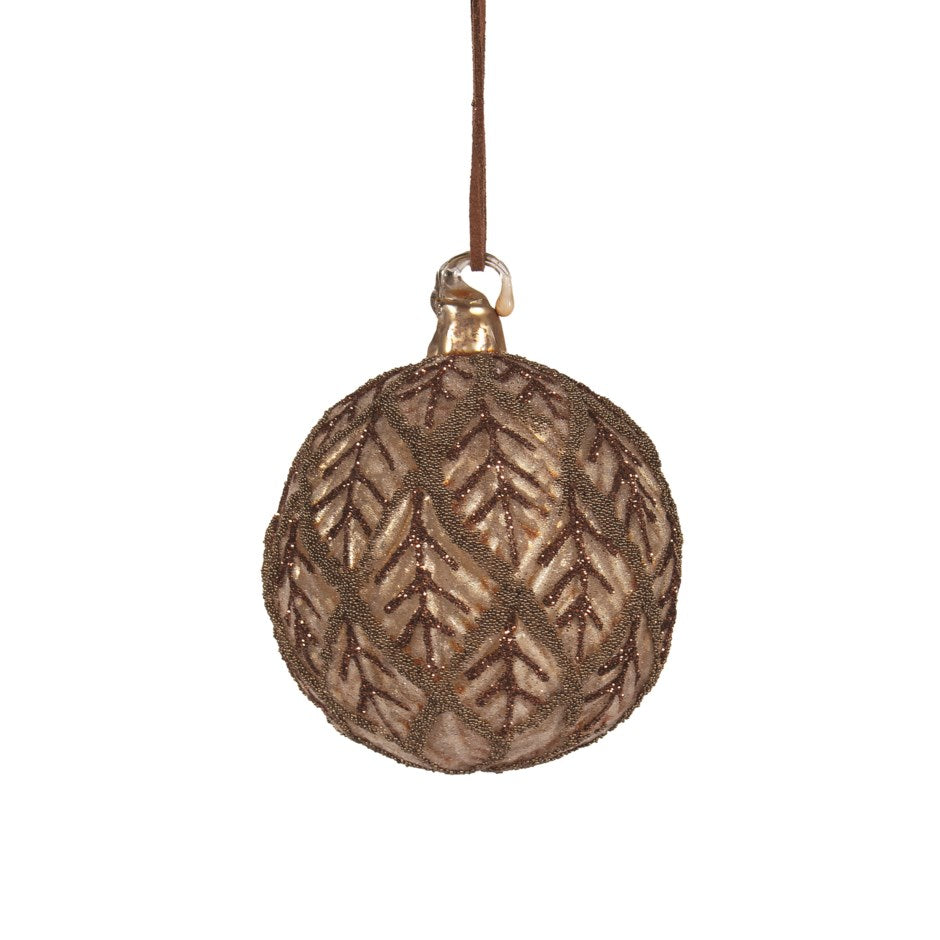 Boule de Noel - Brun