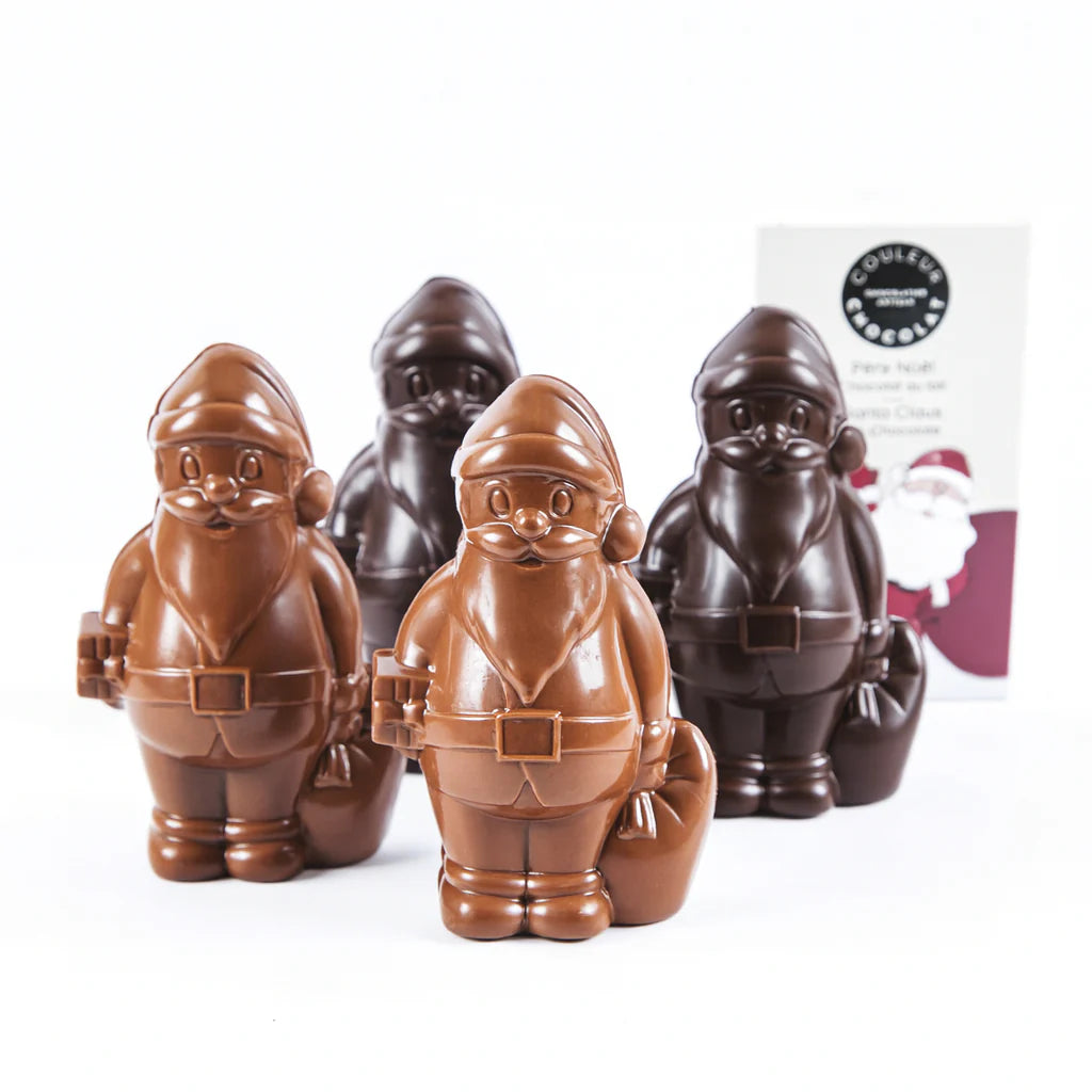Père Noël en chocolat - Couleur Chocolat