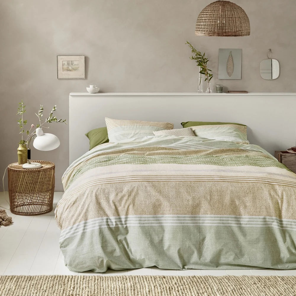 Housse de couette vert - Shitake