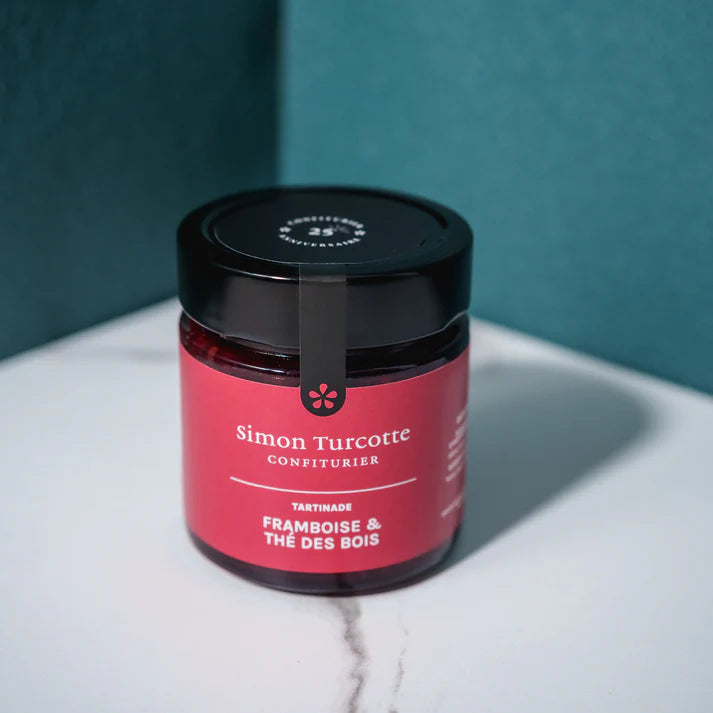 Confiture de Framboise et thé des bois
