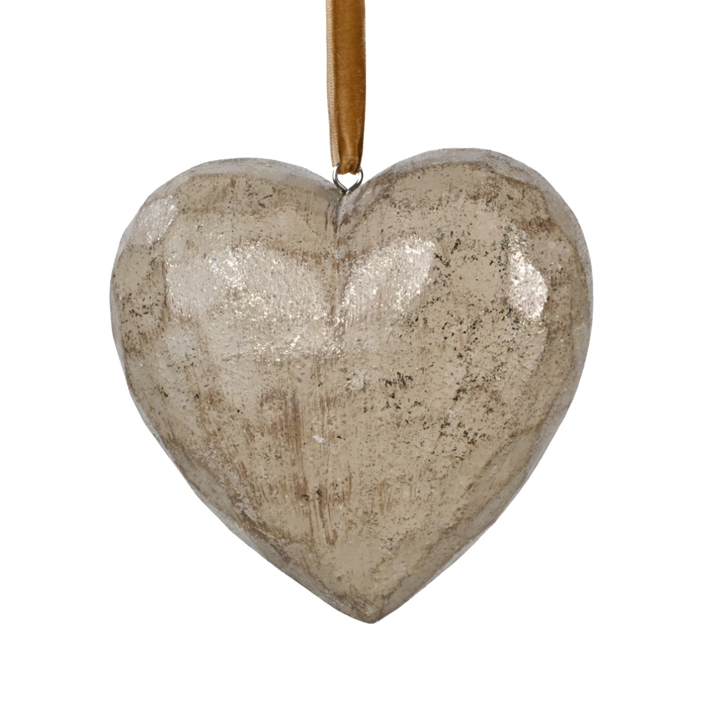 Ornement coeur en bois 3.5 po
