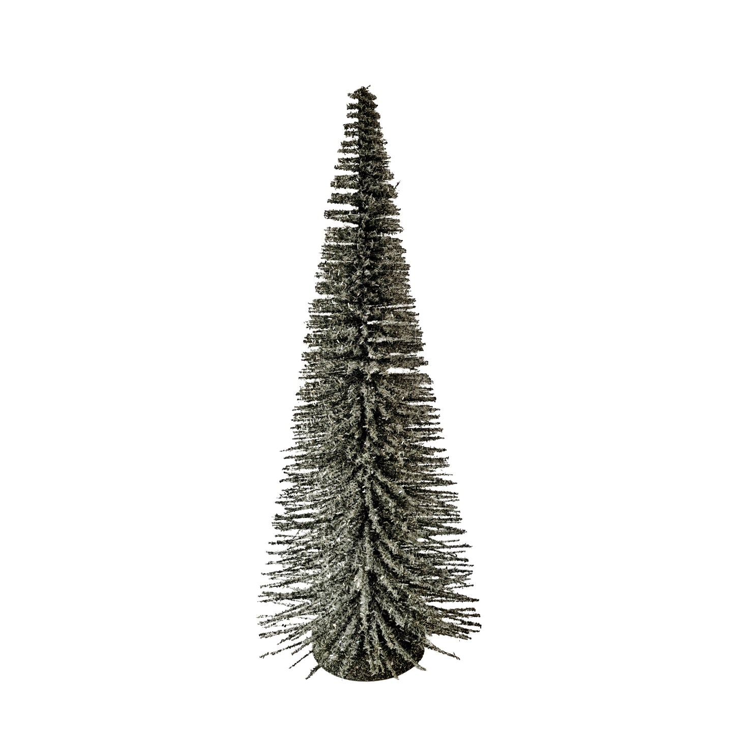 Arbre de Noël effet brosse givré - 16 po