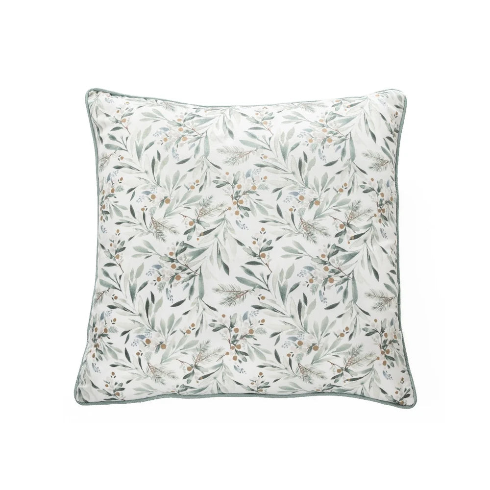 Clochette - White & Sage Decorative Pillow