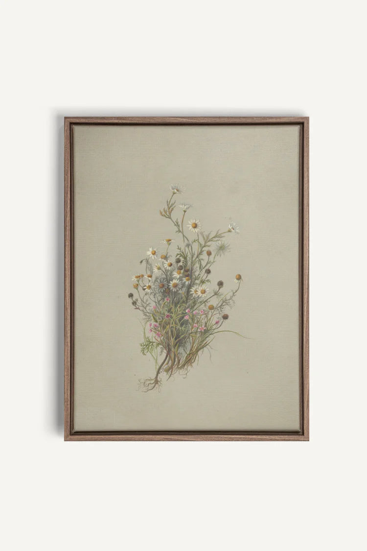 Canva sur toile Oleka - Fleurs des prés