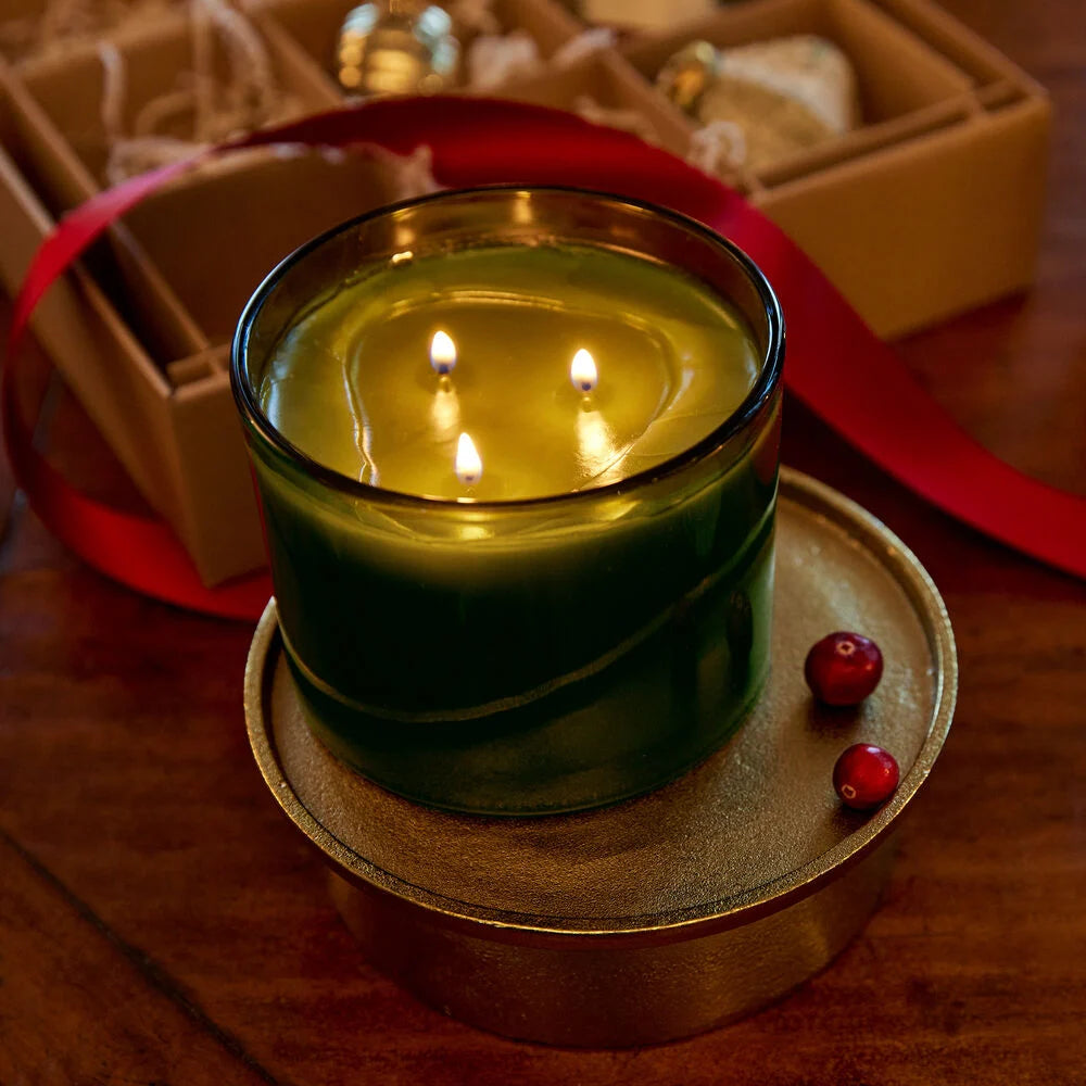 Green Candle 3 Wicks - Frasier Fir