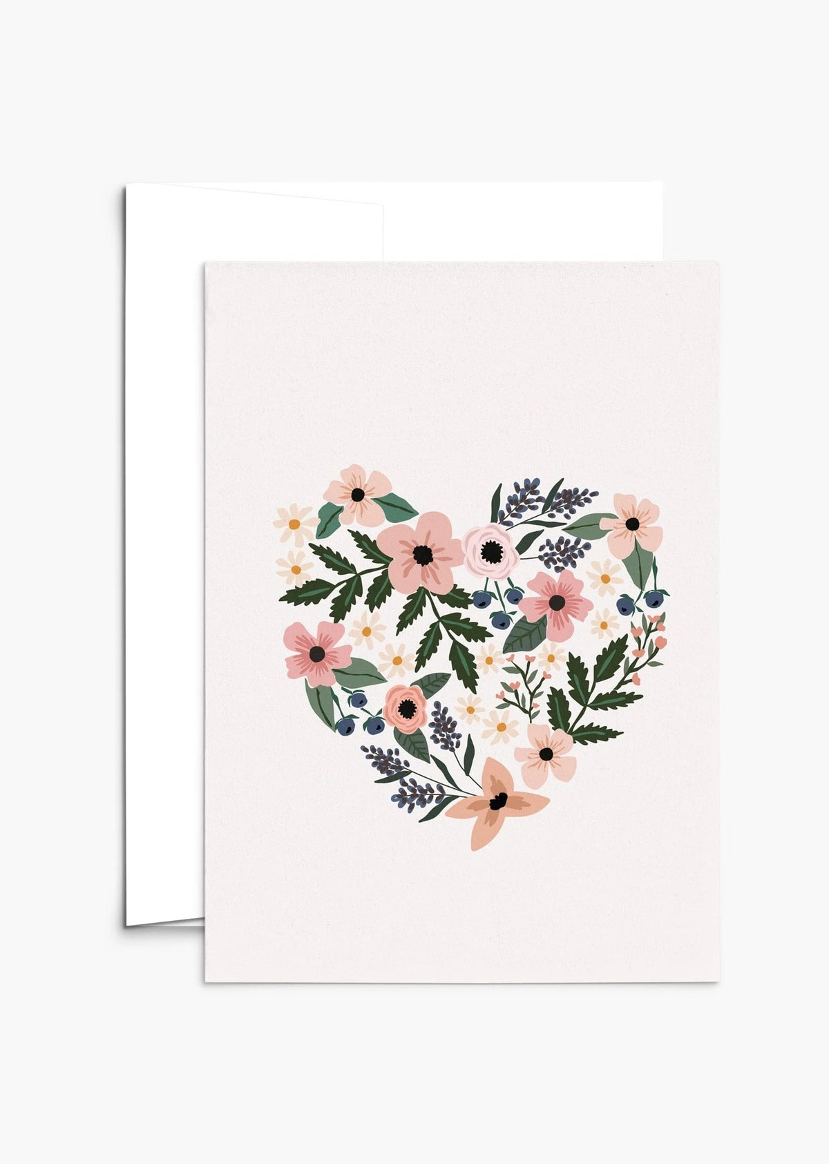 Carte Coeur Plein De Fleurs - Mimi & August