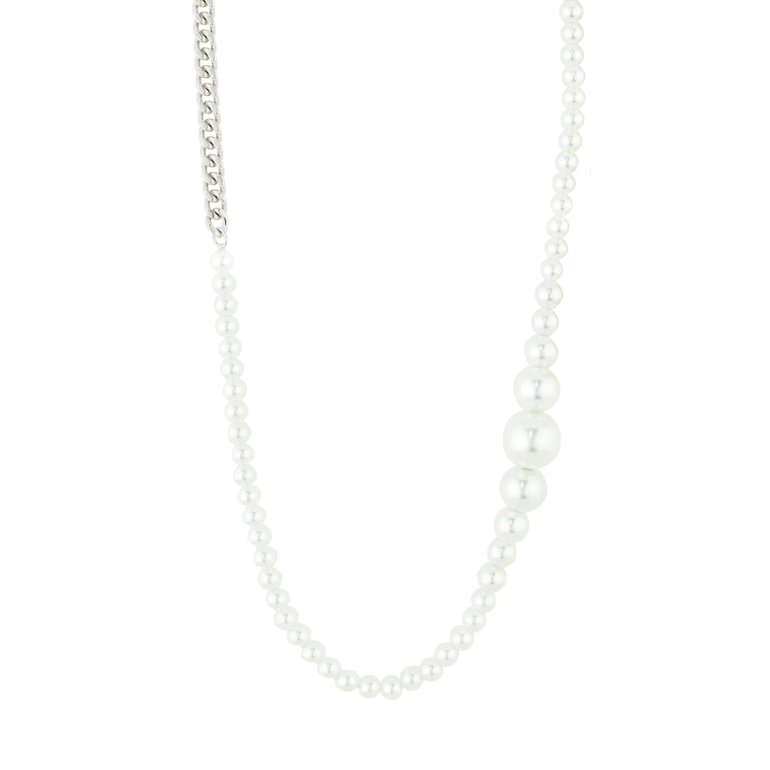 RELANDO pearl necklace - silver plated